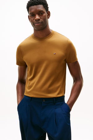 Tommy Hilfiger Erkek T-shirt KAHVERENGI