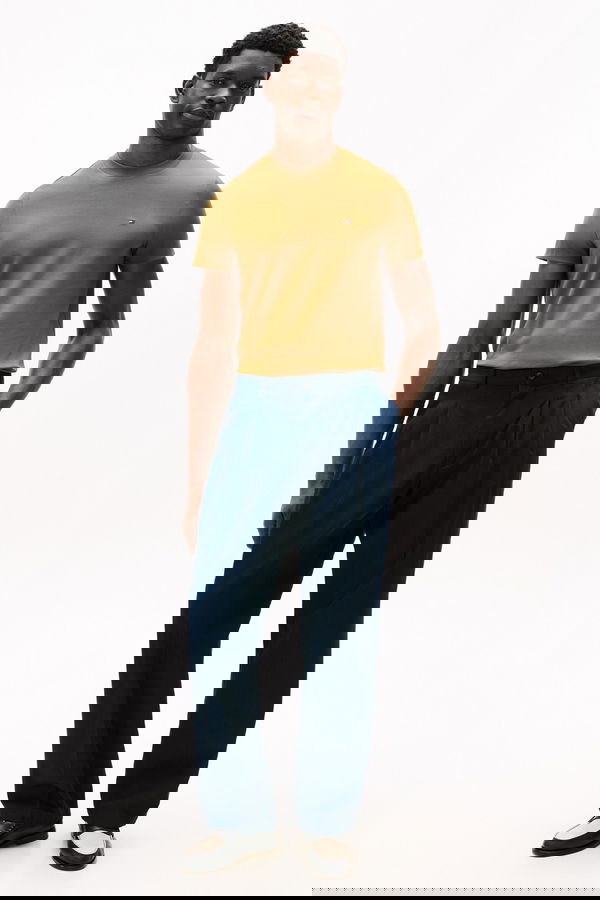 Tommy Hilfiger Erkek T-shirt KAHVERENGI