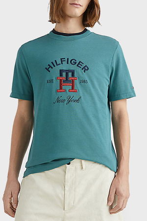 Tommy Hilfiger Erkek T-shirt YEŞİL Tommy Hilfiger Erkek T-shirt YEŞİL