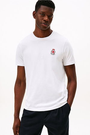 Tommy Hilfiger Erkek T-shirt Beyaz