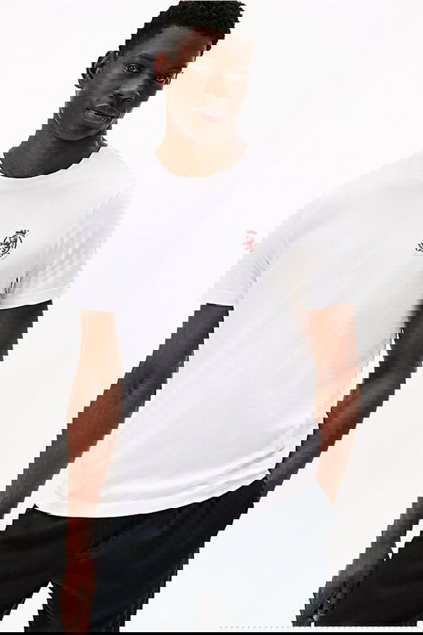 Tommy Hilfiger Erkek T-shirt Beyaz