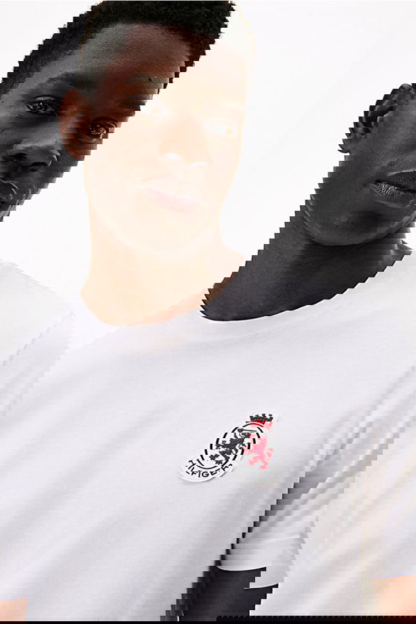 Tommy Hilfiger Erkek T-shirt Beyaz