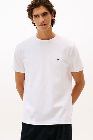 Tommy Hilfiger Erkek T-shirt Beyaz