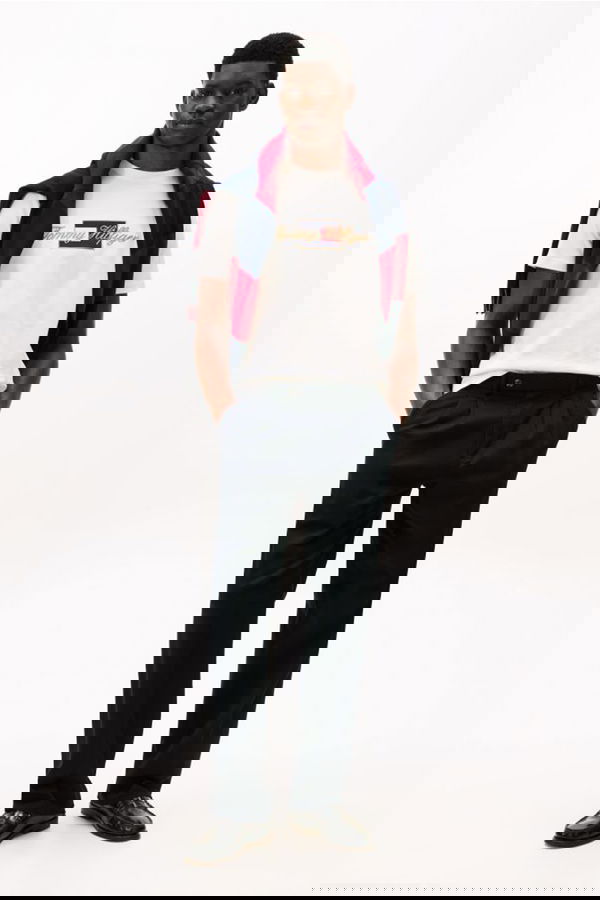 Tommy Hilfiger Erkek T-shirt Beyaz