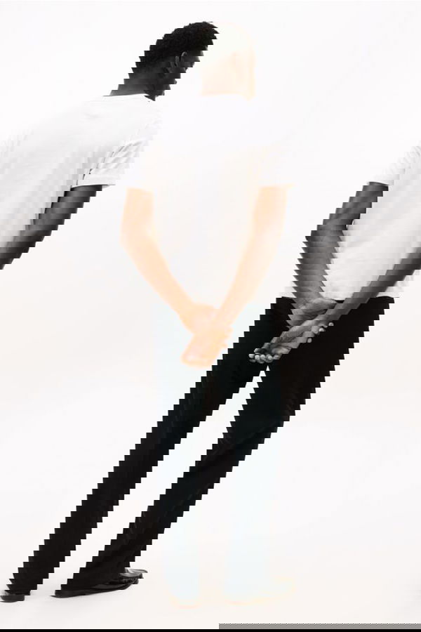 Tommy Hilfiger Erkek T-shirt Beyaz