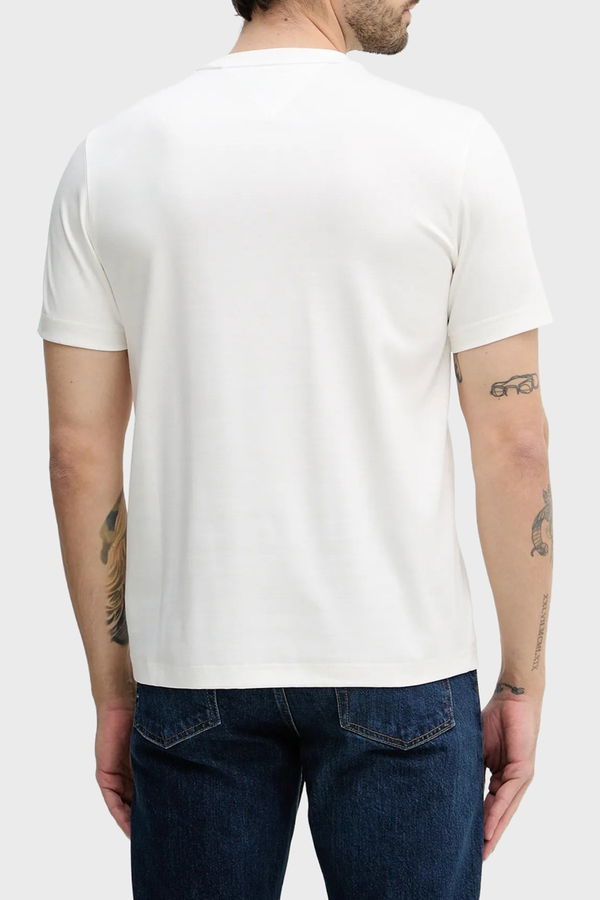 Tommy Hilfiger Erkek T-shirt EKRU