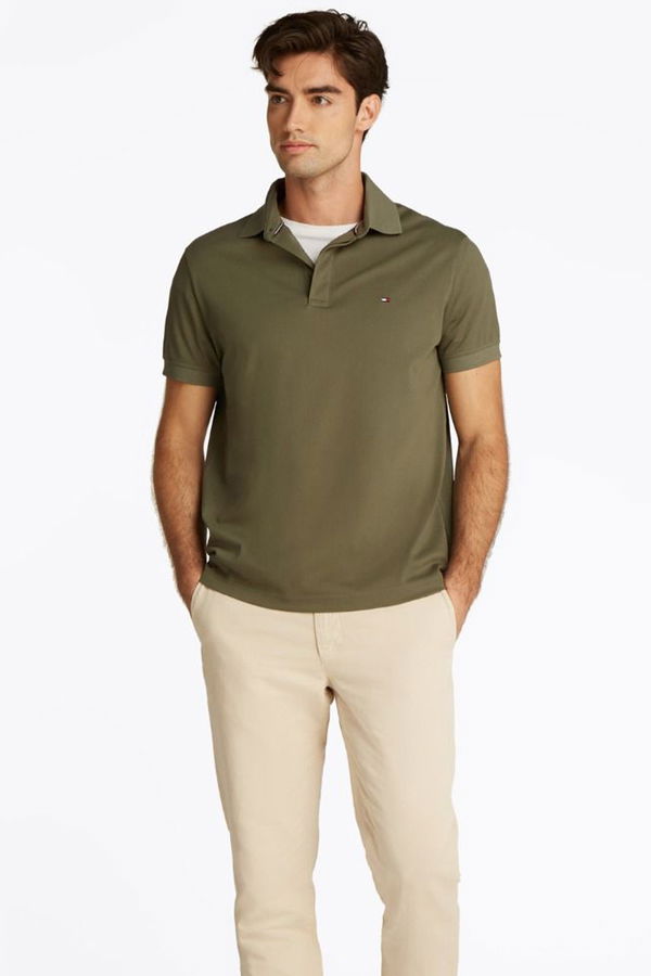 Tommy Hilfiger Erkek T-shirt Haki