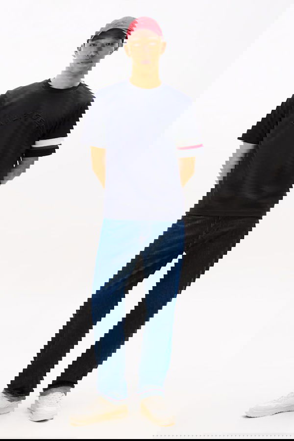 Tommy Hilfiger Erkek T-shirt LACIVERT