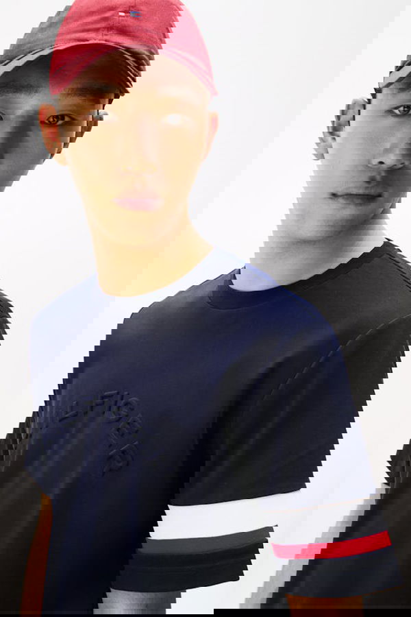 Tommy Hilfiger Erkek T-shirt LACIVERT