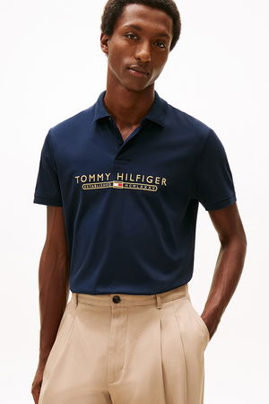 Tommy Hilfiger Erkek T-shirt LACIVERT