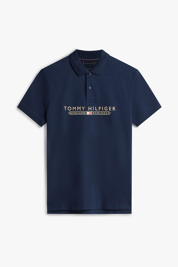 Tommy Hilfiger Erkek T-shirt LACIVERT