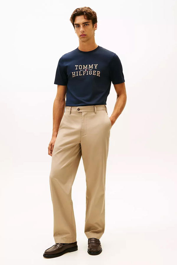 Tommy Hilfiger Erkek T-shirt LACIVERT