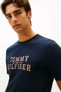 Tommy Hilfiger Erkek T-shirt LACIVERT