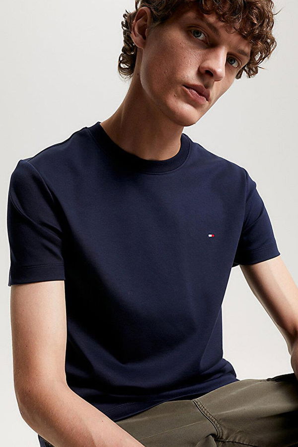 Tommy Hilfiger Erkek T-shirt LACIVERT