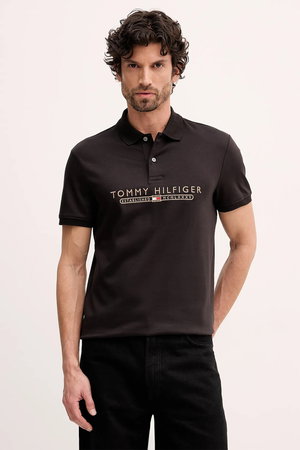 Tommy Hilfiger Erkek T-shirt SIYAH