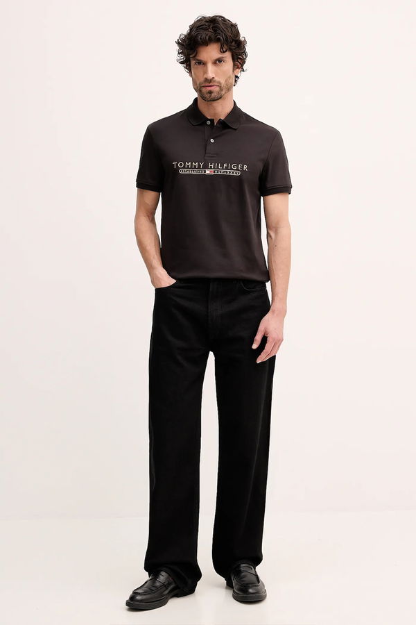 Tommy Hilfiger Erkek T-shirt SIYAH