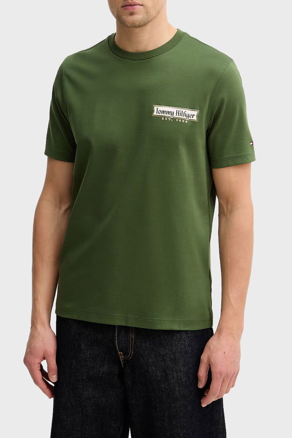 Tommy Hilfiger Erkek T-shirt YESIL