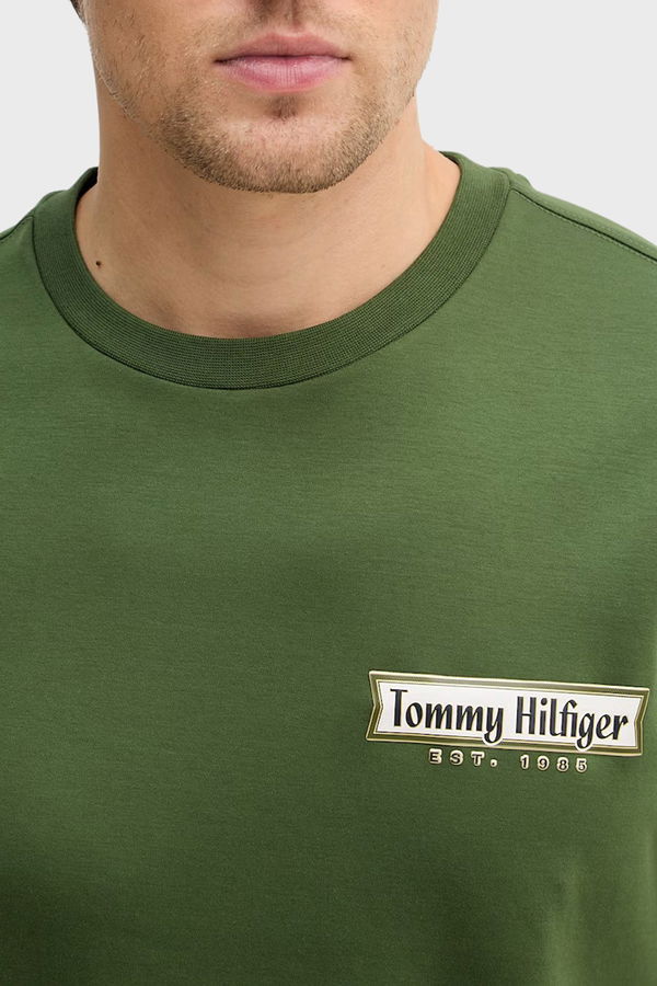 Tommy Hilfiger Erkek T-shirt YESIL