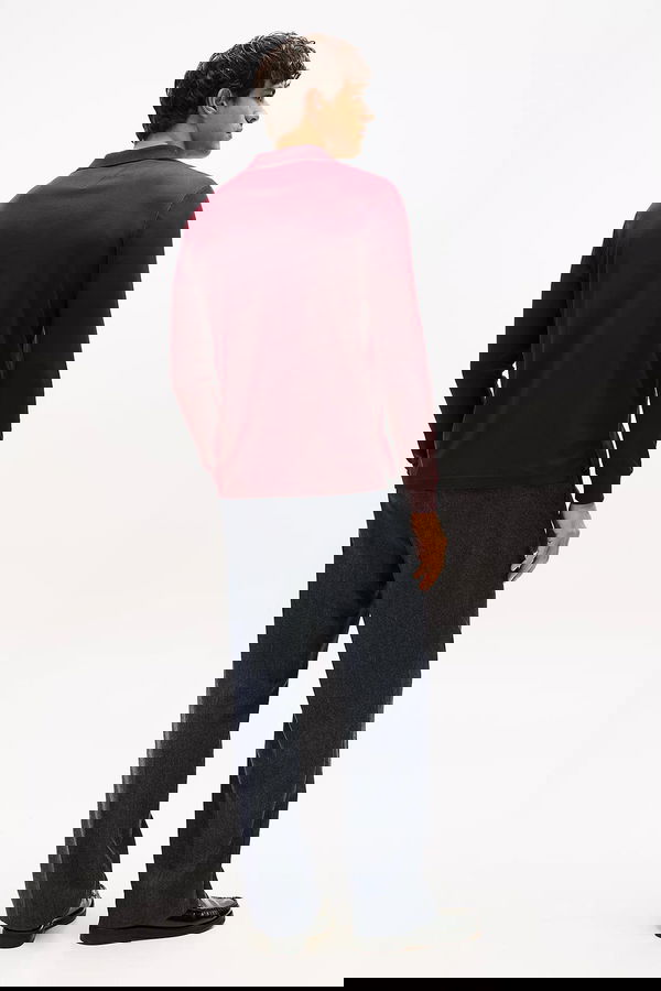 Tommy Hilfiger Erkek Uzun Kol T-shirt BORDO