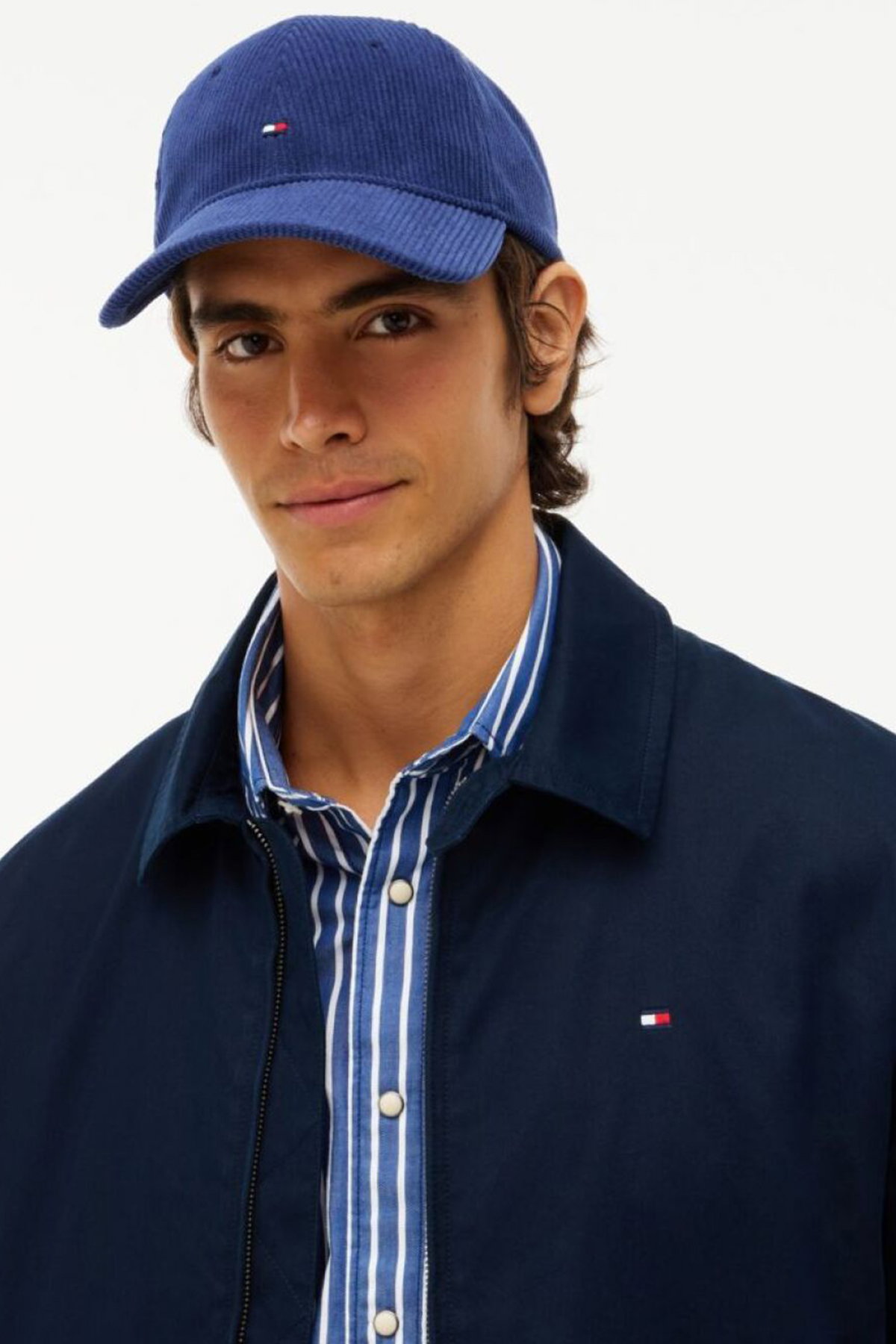 Tommy Hilfiger Flag Cord 6 Panel Erkek Şapka LACIVERT