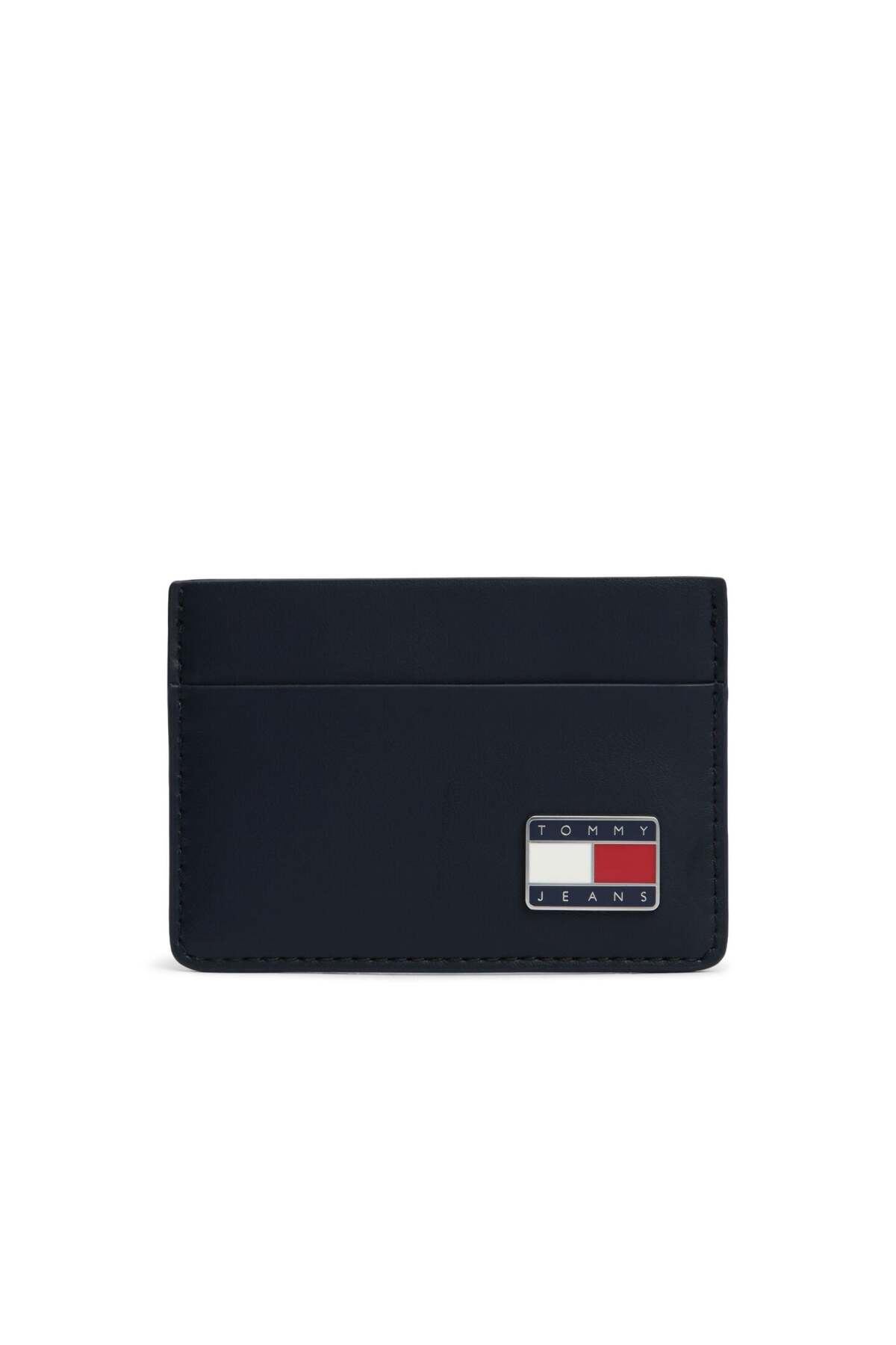 Tommy Hilfiger Heritage Leather Erkek Kartlık LACIVERT