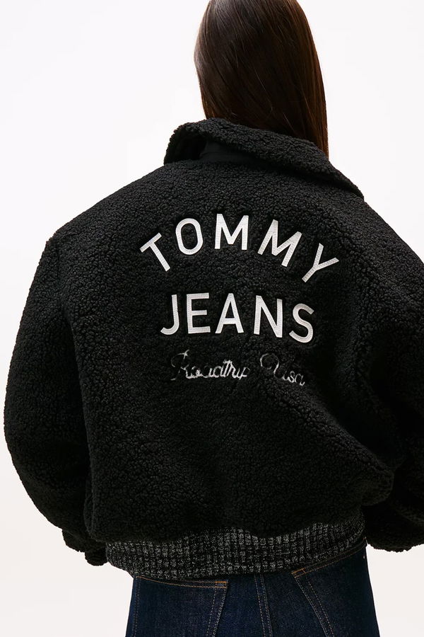 Tommy Hilfiger Kadın Bomber Ceket SIYAH Tommy Hilfiger Kadın Bomber Ceket SIYAH