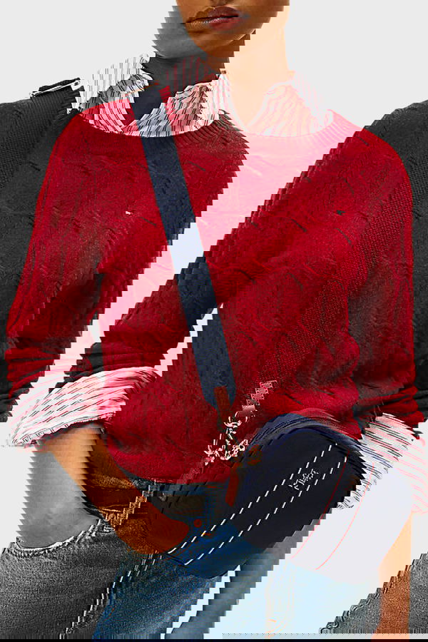 Tommy Hilfiger Kadın Çapraz Çanta LACIVERT