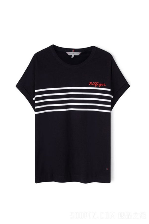 Tommy Hilfiger Kadın T-shirt LACİVERT