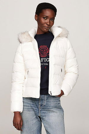 Tommy Hilfiger Kadın Mont Beyaz Tommy Hilfiger Kadın Mont Beyaz