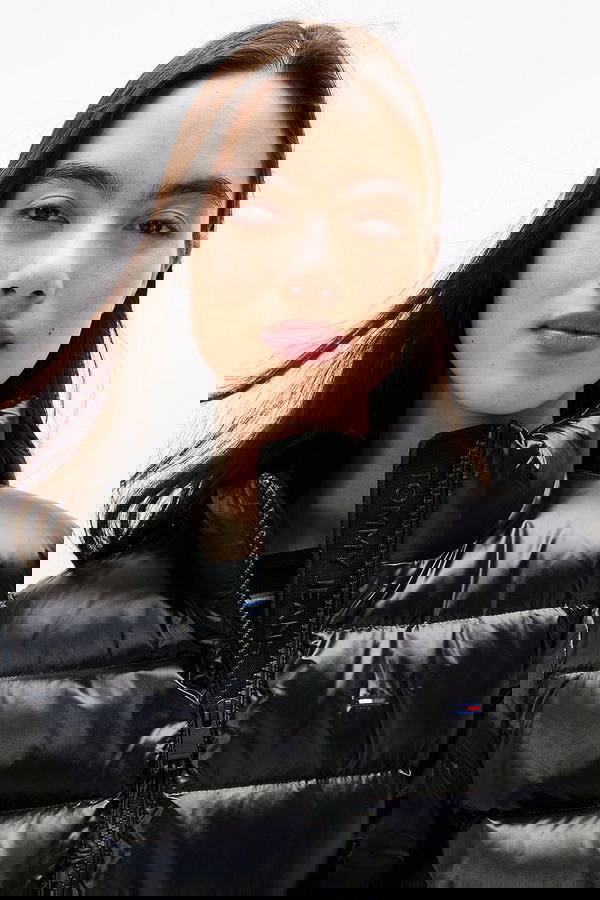 Tommy Hilfiger Kadın Mont SIYAH