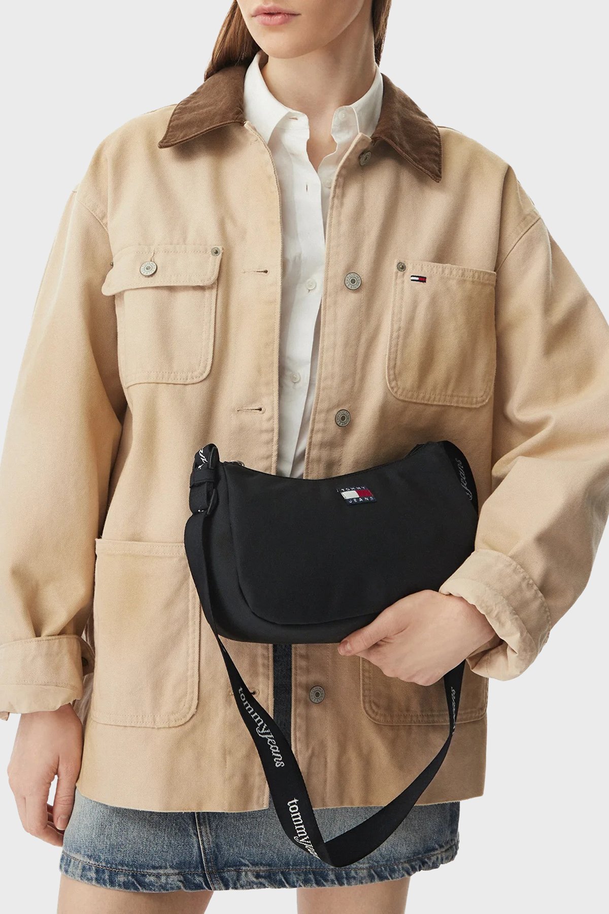 Tommy Hilfiger Kadın Omuz Çantası SIYAH