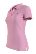 Tommy Hilfiger Kadın  Polo Yaka T-shirt PEMBE