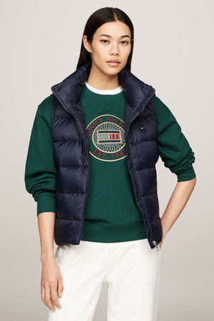 Tommy Hilfiger Kadın Şişme Yelek LACIVERT Tommy Hilfiger Kadın Şişme Yelek LACIVERT