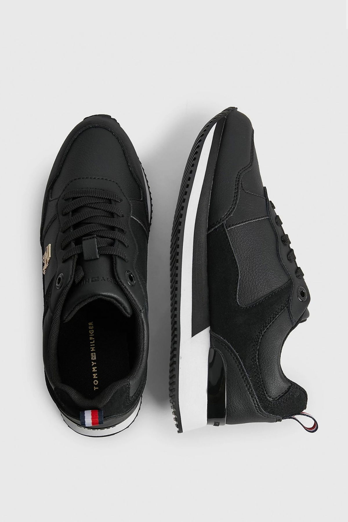 Tommy Hilfiger Kadın Spor Ayakkabı SİYAH Tommy Hilfiger Kadın Spor Ayakkabı SİYAH