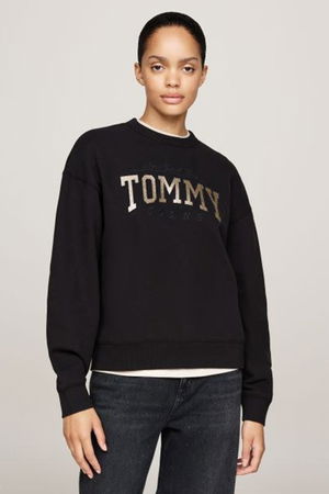 Tommy Hilfiger Kadın Sweat SIYAH Tommy Hilfiger Kadın Sweat SIYAH