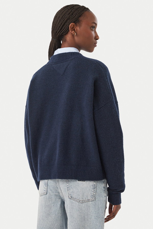 Tommy Hilfiger Kadın Triko Hırka LACIVERT