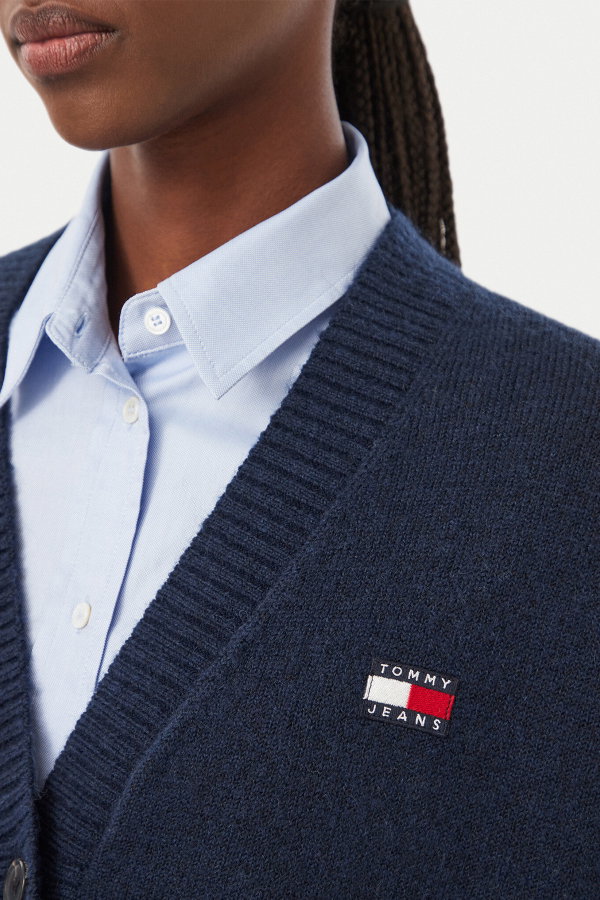Tommy Hilfiger Kadın Triko Hırka LACIVERT