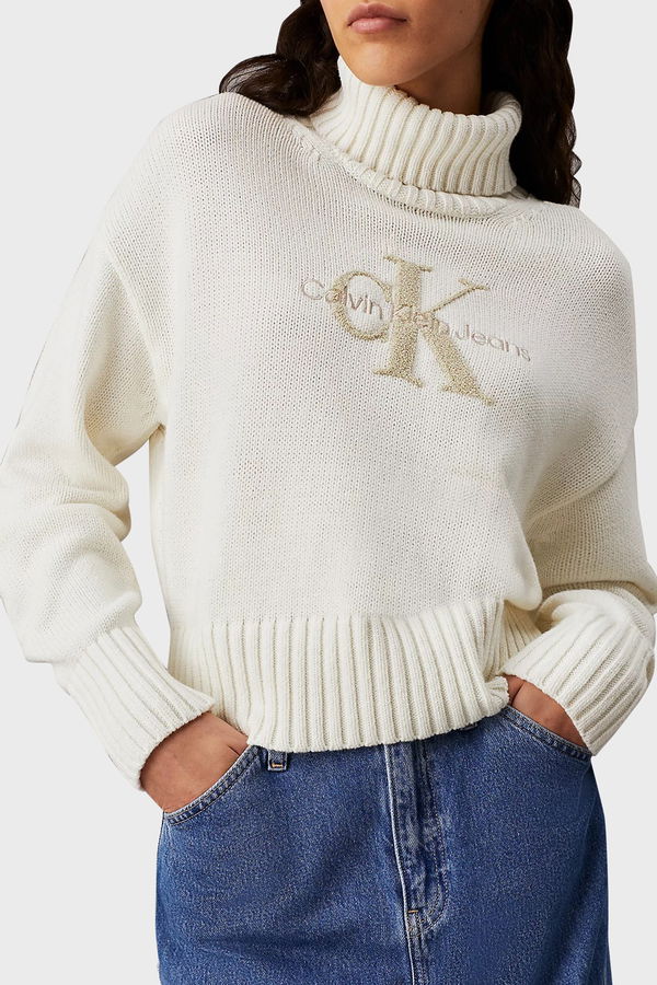 Tommy Hilfiger Kadın Triko Kazak EKRU Tommy Hilfiger Kadın Triko Kazak EKRU