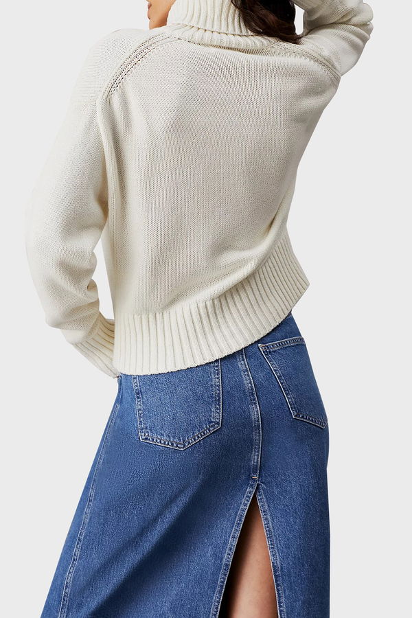 Tommy Hilfiger Kadın Triko Kazak EKRU Tommy Hilfiger Kadın Triko Kazak EKRU