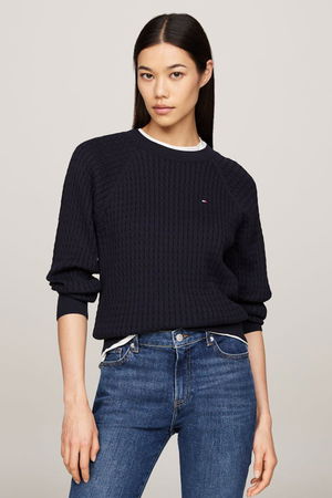 Tommy Hilfiger Kadın Triko Kazak LACIVERT Tommy Hilfiger Kadın Triko Kazak LACIVERT