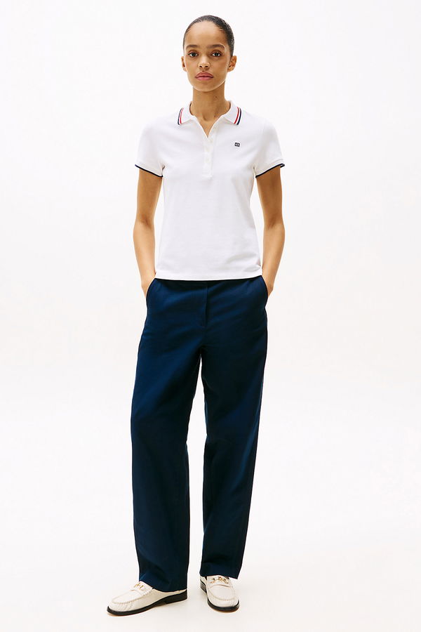 Tommy Hilfiger Kadın T-shirt Beyaz