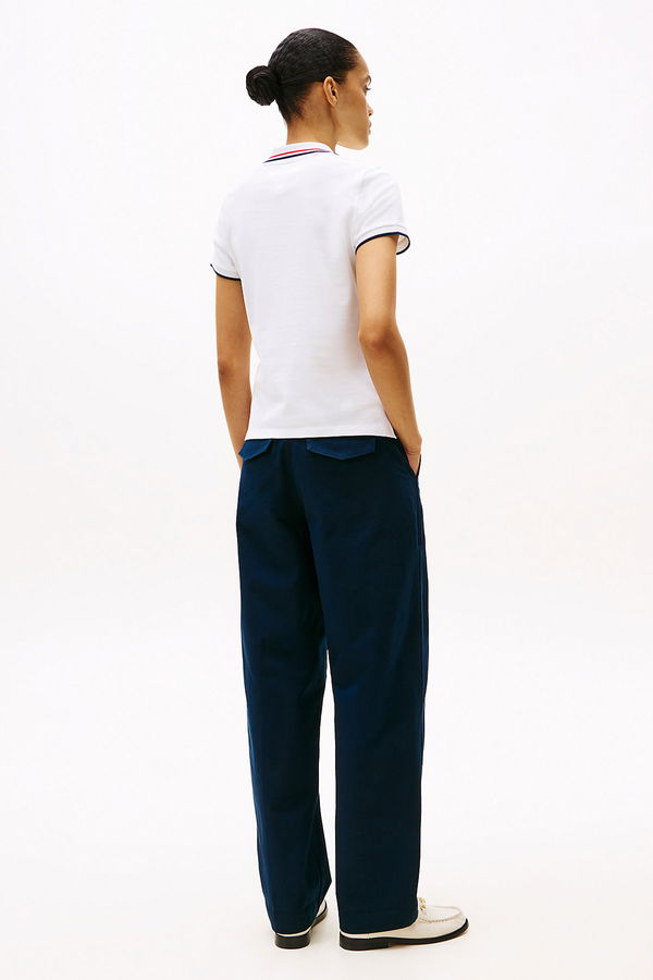 Tommy Hilfiger Kadın T-shirt Beyaz