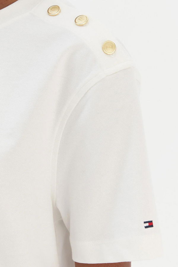 Tommy Hilfiger Kadın T-shirt Beyaz