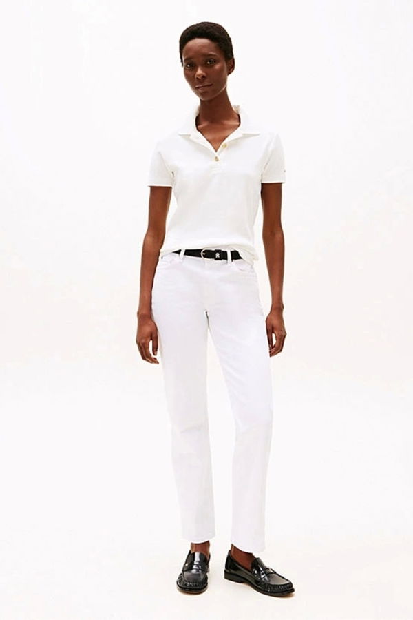 Tommy Hilfiger Kadın T-shirt EKRU