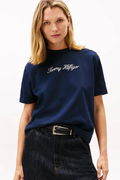 Tommy Hilfiger Kadın T-shirt LACIVERT