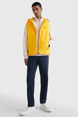 Tommy Hilfiger Kapüşonlu Erkek Şişme Yelek TURUNCU Tommy Hilfiger Kapüşonlu Erkek Şişme Yelek TURUNCU