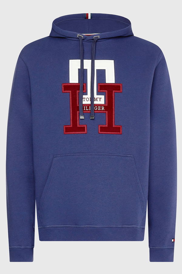 Tommy Hilfiger Kapüşonlu Erkek Sweat LACİVERT