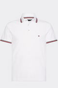 Tommy Hilfiger Polo Yaka Erkek T-shirt BEYAZ