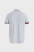 Tommy Hilfiger Polo Yaka Erkek T-shirt BEYAZ