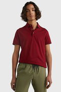 Tommy Hilfiger Polo Yaka Erkek T-shirt BORDO